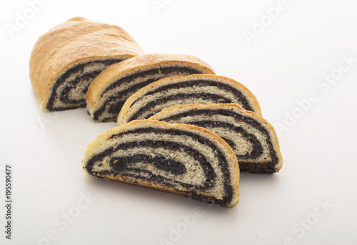 Strudel with poppy seeds