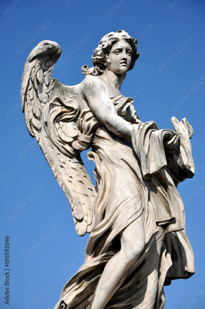 Angel statue with wings Angel statue with wings