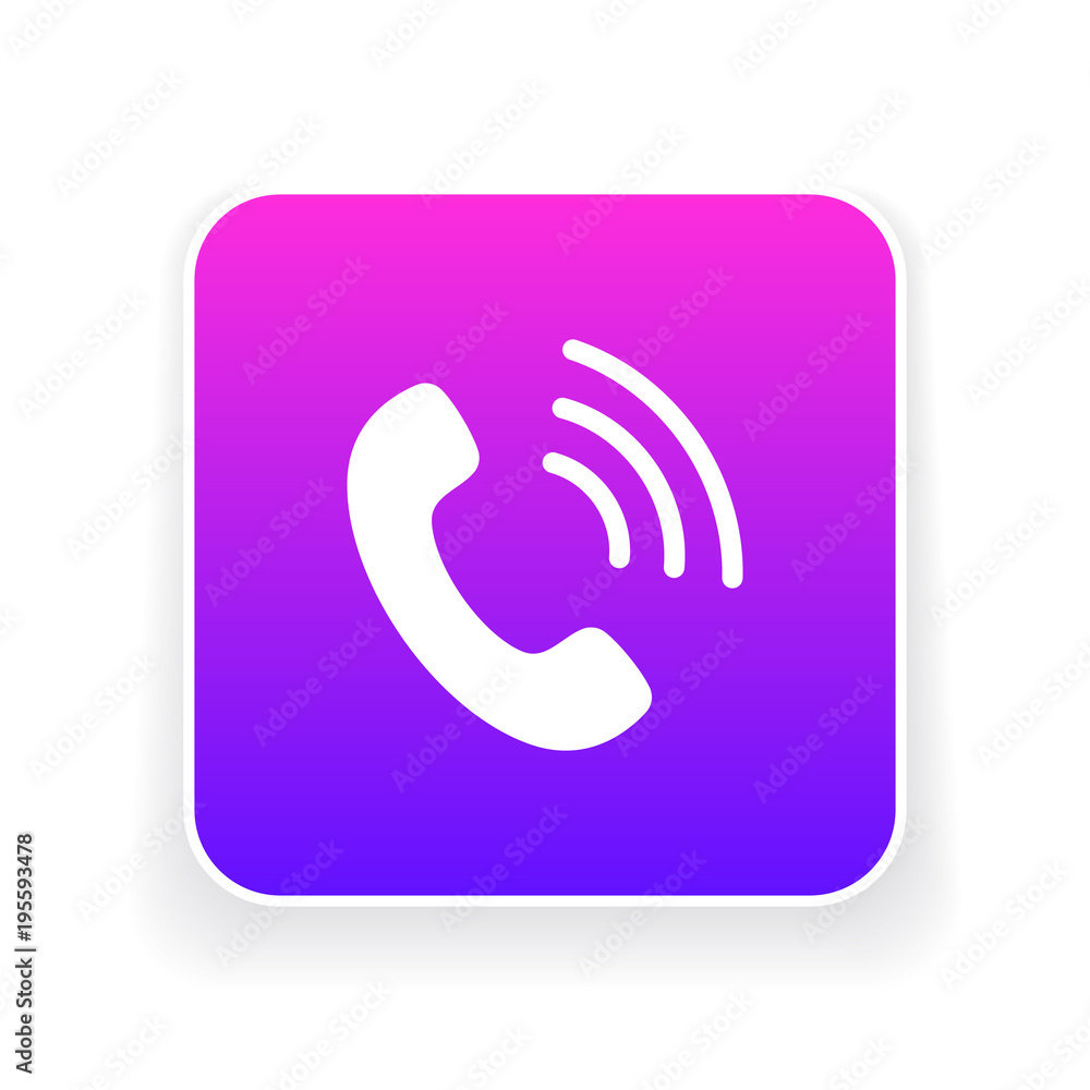 Phone icon. Flat Phone sign isolated Phone icon. Flat Phone sign isolated