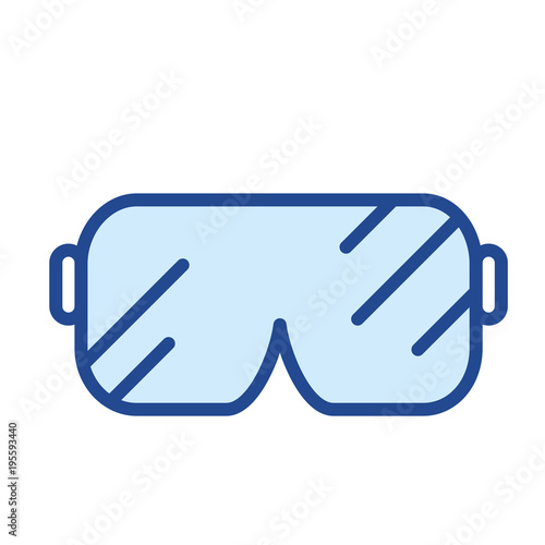 Virtual Reality Brille Vector Icon