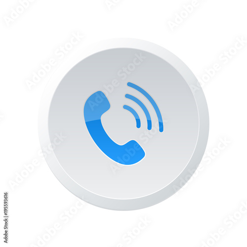 Phone icon. Flat Phone sign isolated