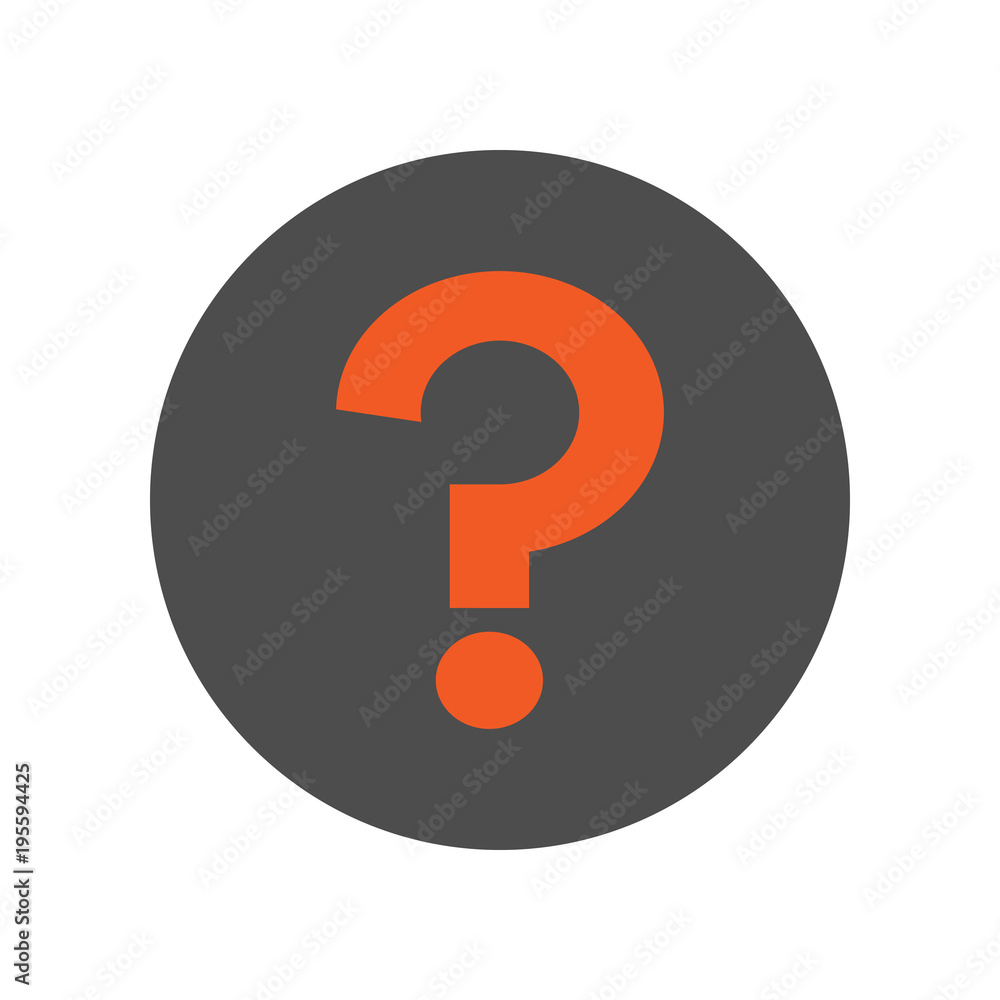 FAQ button. Question mark symbol. Vector icon. FAQ button. Question mark symbol. Vector icon.