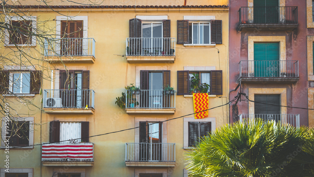 Balconies in Spain