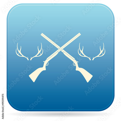 Hunting club logo icon