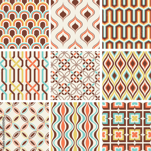 Retro abstract seamless pattern

