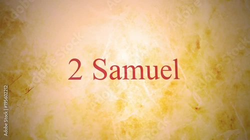 Books of the old testament in the bible series - 2 Samuel