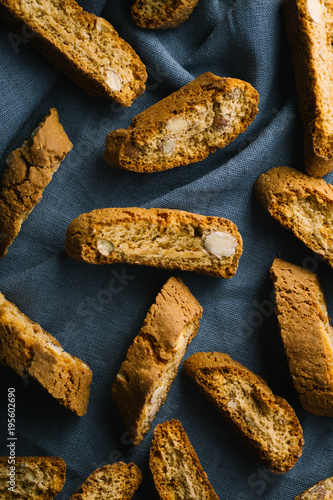 Italian cantuccini biscuits photo