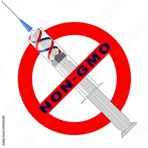 The symbol denoting the absence of GMO in products