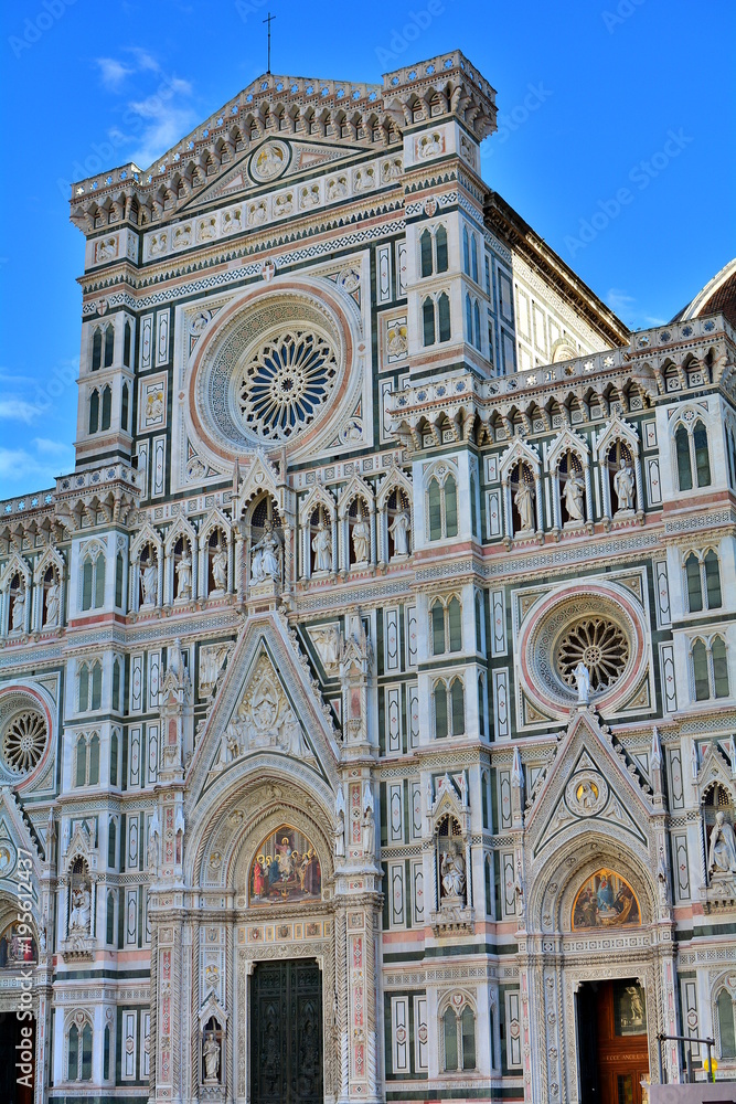 Cathedral of St. Maria of Flower in Florence, Italy. 