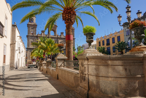 Santa Ana Catedral, Plaza Santa Ana, Vegueta Old Town in Las Palmas.