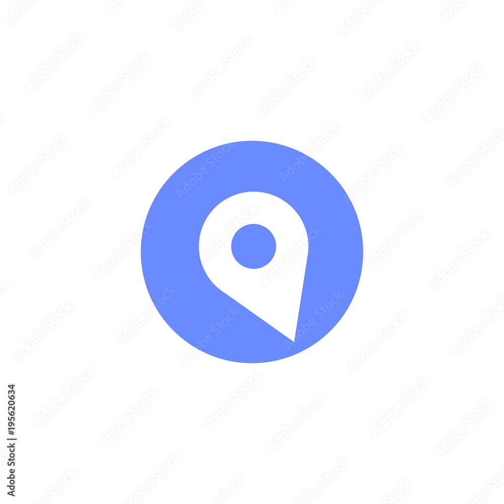 blue and white icon navigation pointer blue and white icon navigation pointer