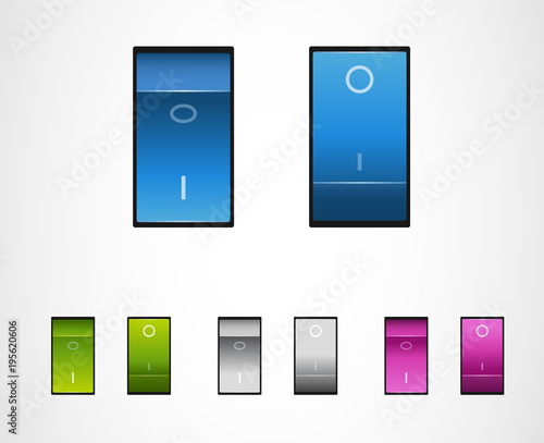 Realistic toggle switch