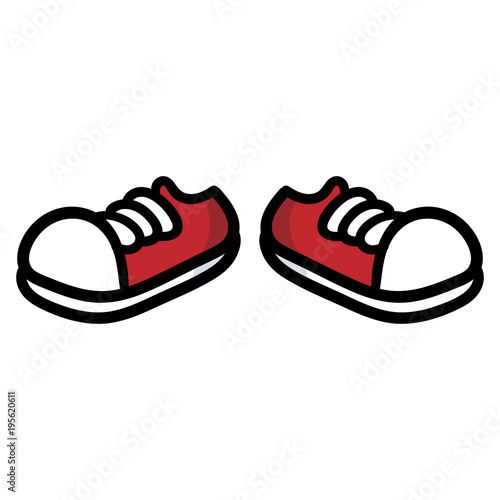 Cartoon Pair of Shoes
