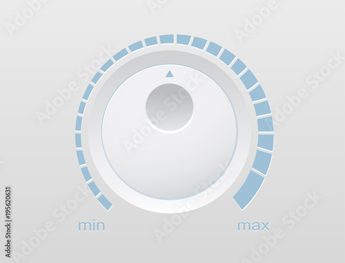 Volume button music knob 