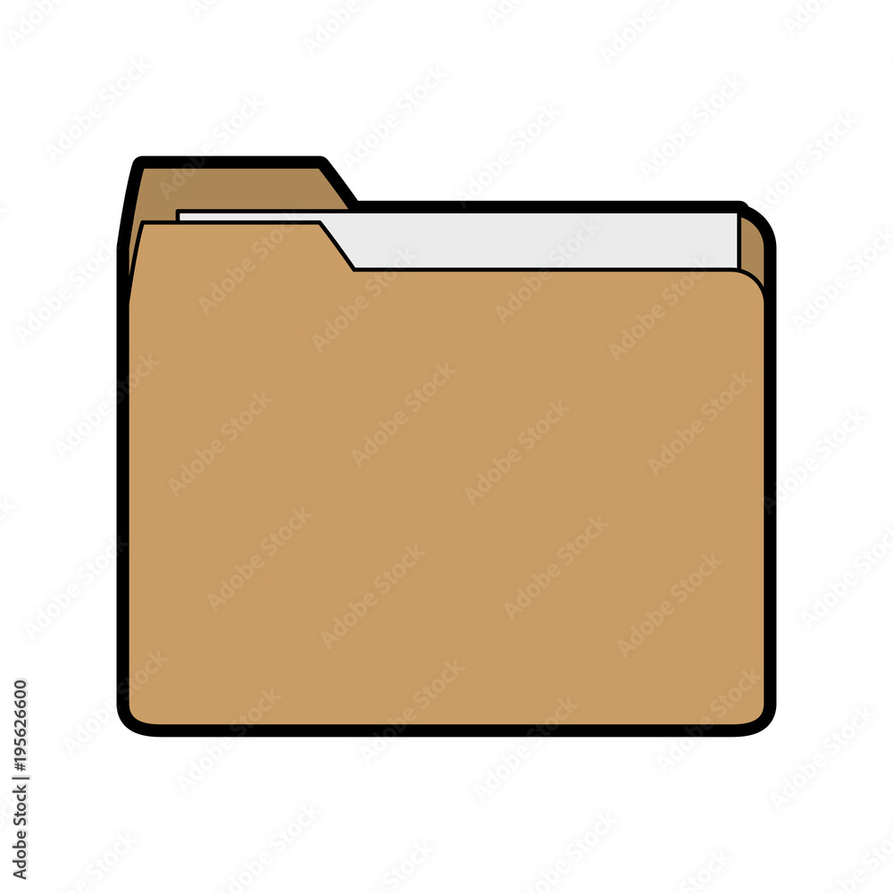 Empty folder symbol vector illustration graphic design Empty folder symbol vector illustration graphic design