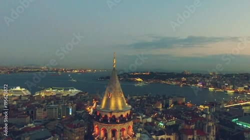 Havdan istanbul galata kulesi photo