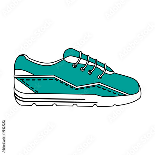 Sport shoe isolated vector illustration graphic design