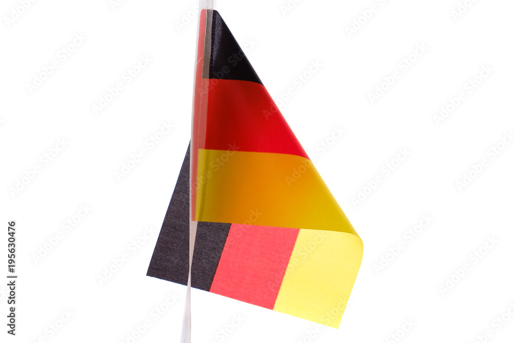 Germany flag on white background, isolated Germany flag on white background, isolated
