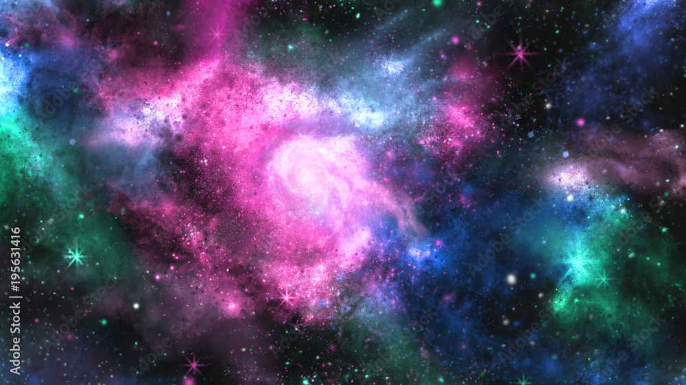 A Space of the galaxy ,atmosphere with stars at dark background A Space of the galaxy ,atmosphere with stars at dark background