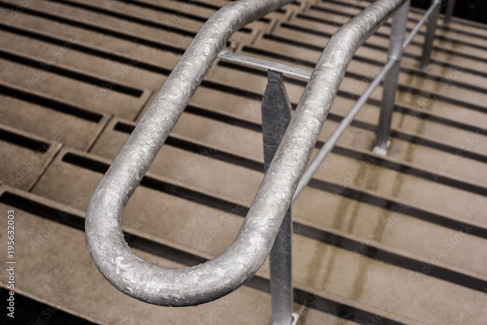 Feuerverzinktes Treppengeländer im Außenbereich - Hot-dip galvanized banisters for outdoor use Feuerverzinktes Treppengeländer im Außenbereich - Hot-dip galvanized banisters for outdoor use