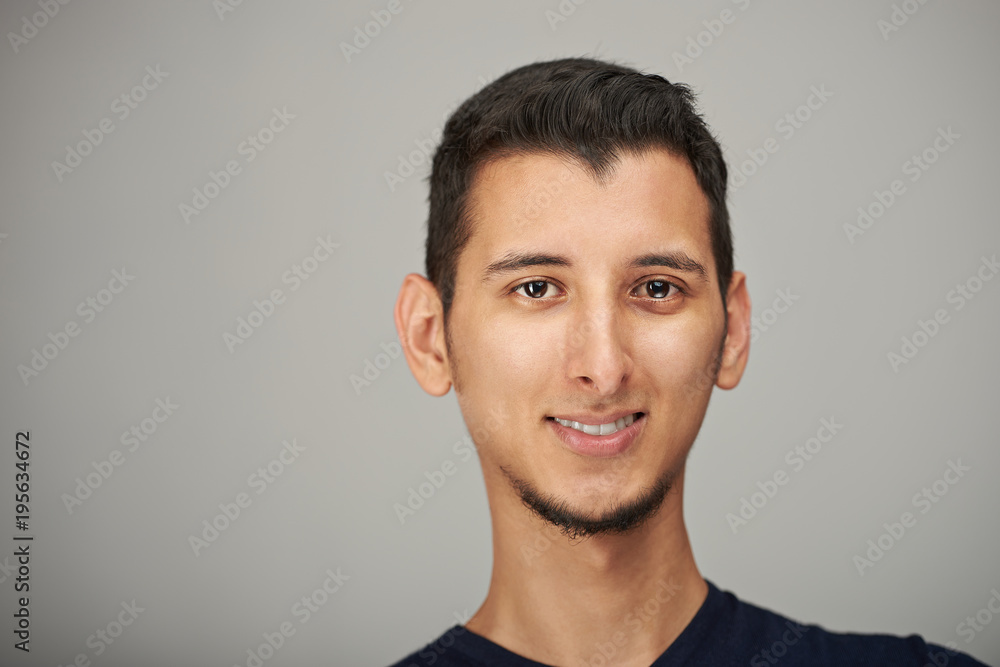 Close-up portrait of young hispanic man Close-up portrait of young hispanic man