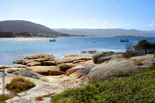 Amazing view for a bay on Tasmania, Australia. 