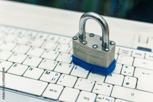 Lock on Laptop - Computer Security
