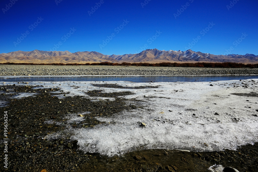 Tibetan landscape travel