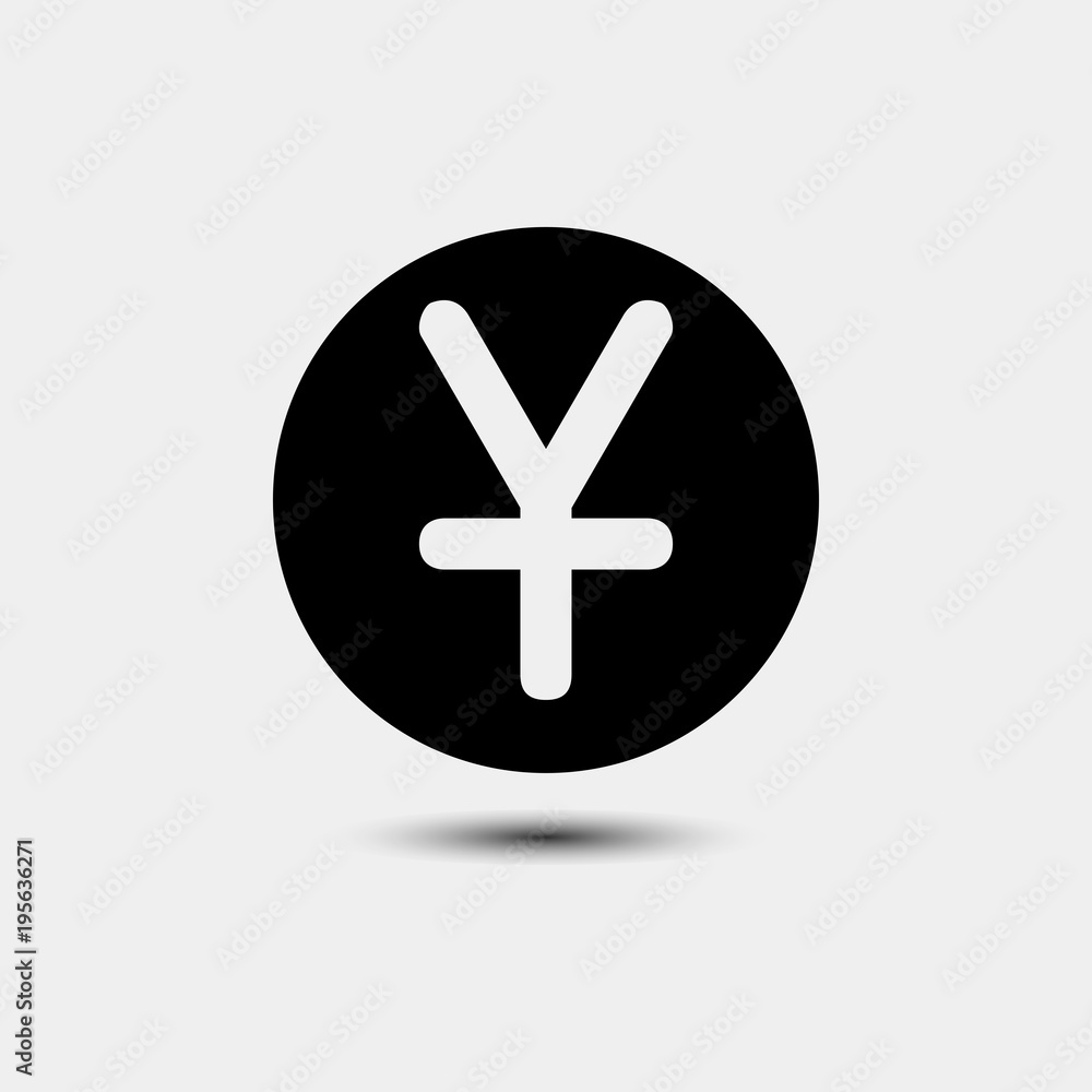 Yen sign icon Yen sign icon
