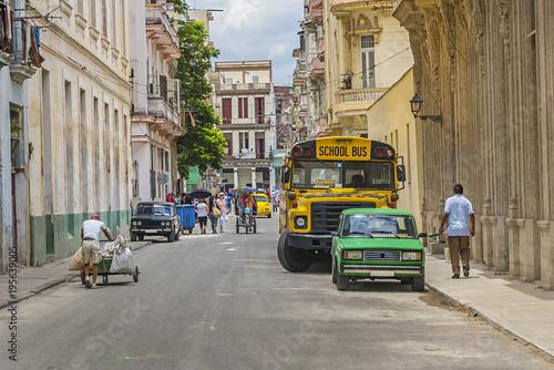 Street Scene in Havana, Cuba © Christian Schmidt 