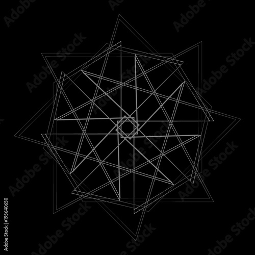 Geometric set for gifts and holidays pattern vector EPS10