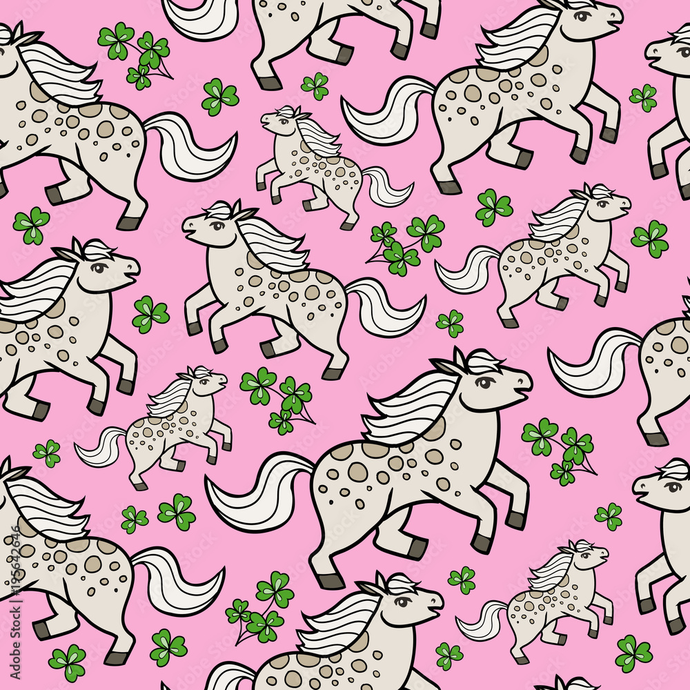 pony seamless pattern