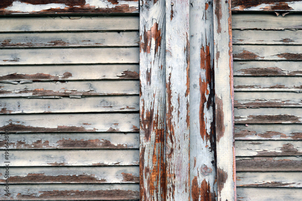 Wood wall texture with old paint Wood wall texture with old paint