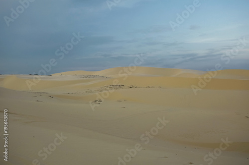 Sand mountains in the desert