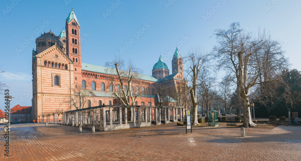 Fototapeta premium Dom zu Speyer, Kaiserdom Speyerer Dom