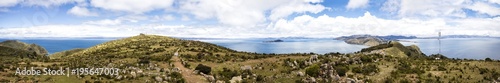 Isla del Sol on lake Titica...