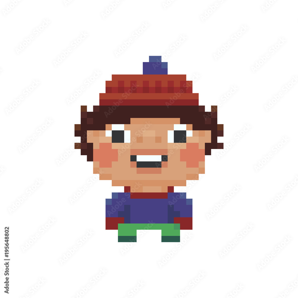 Pixel Art Kid Pixel Art Kid