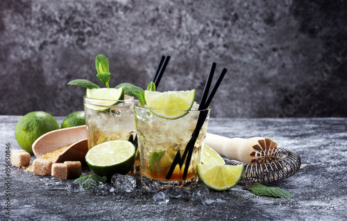 Lemon Fruit Lime Caipirinha of Brazil