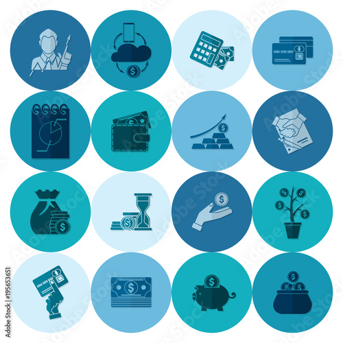 Business and Finance Icon Set © helenstock