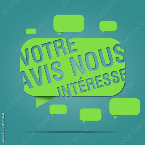 votre avis nous intéresse