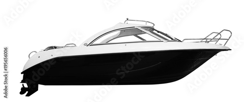 The image of an passenger motor boat