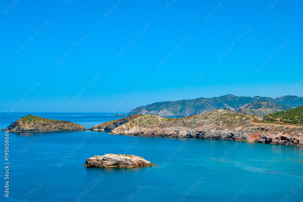 Beautiful summer landscape of the Mediterranean Sea