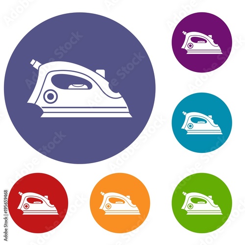 Iron icons set
