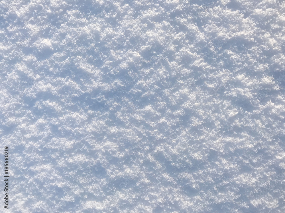 Texture of snow for background