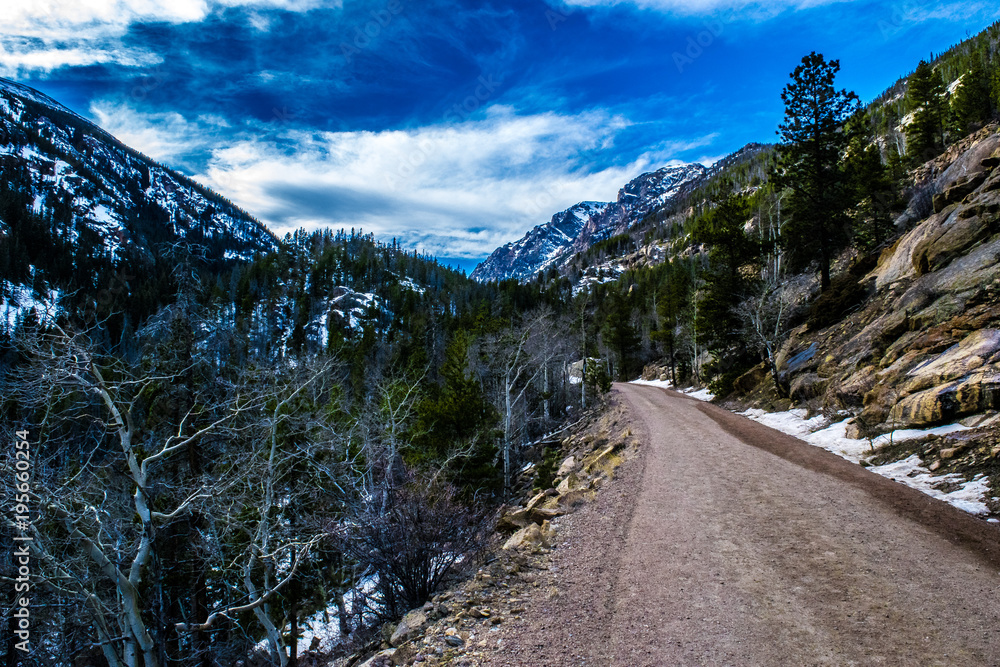 Winter in Rocky Mountain National Park, Colorado