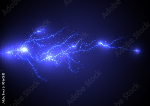 forked blue lightning
