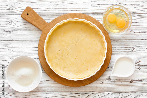 Dough for baking tart