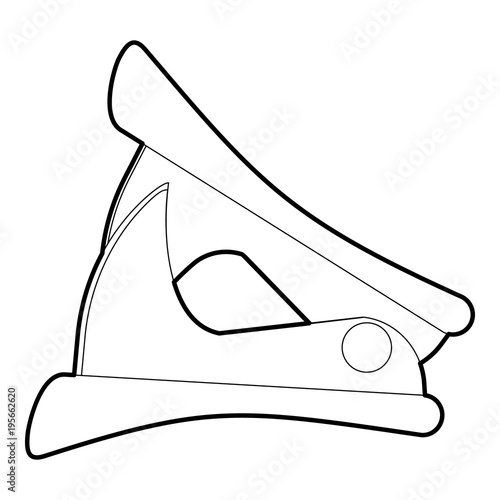 Anti-stapler icon, outline style