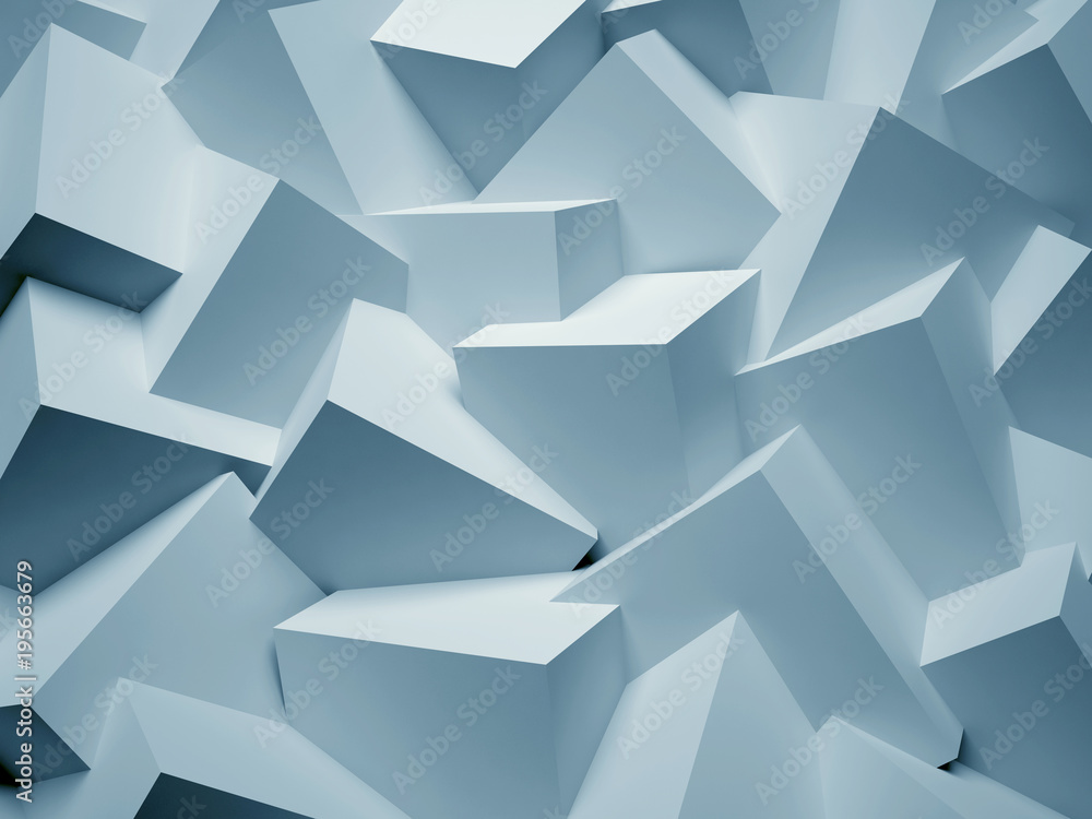 3D abstract background. Illustration of geometric stones 3D abstract background. Illustration of geometric stones
