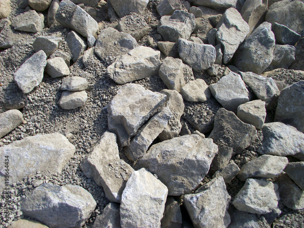 Stones and gravel